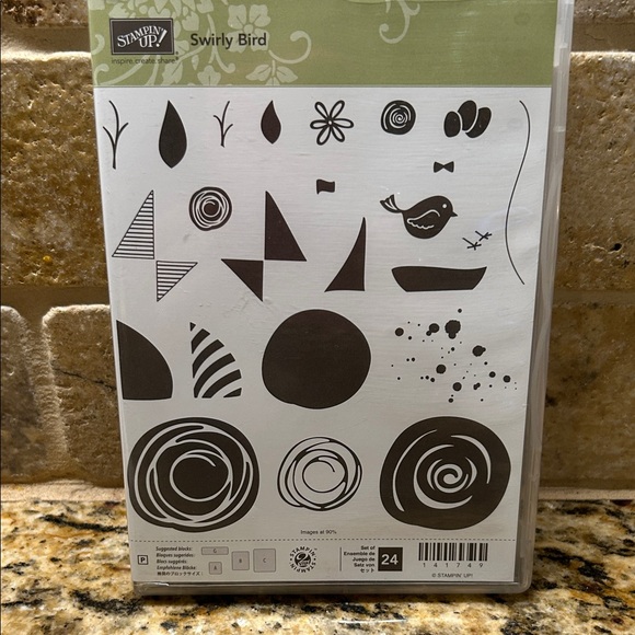 Stampin' Up! Other - Stampin Up Swirly Bird polymer stamps, EUC | offer in description